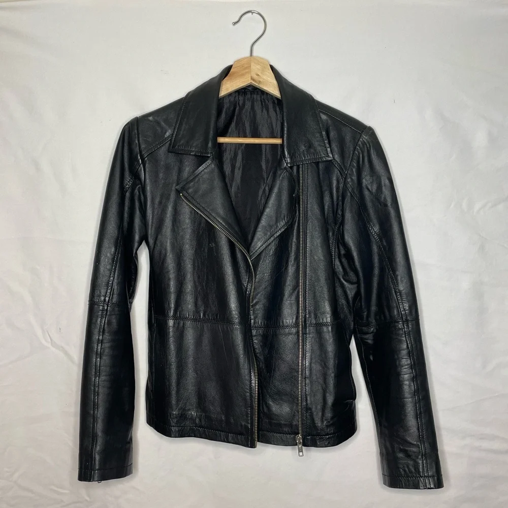 Vintage Reworked Leather Jacket - Picture 1 of 4